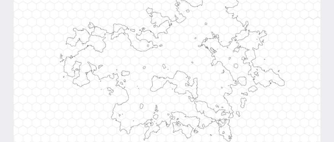 Hex map for the first map in the series