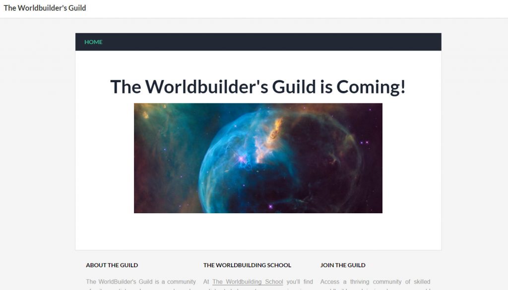 The Worldbuilder's Guild is Coming