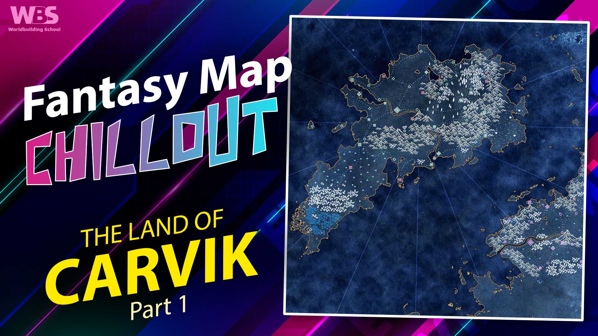 Fantasy Map Chillout - How to draw Carvik part 1