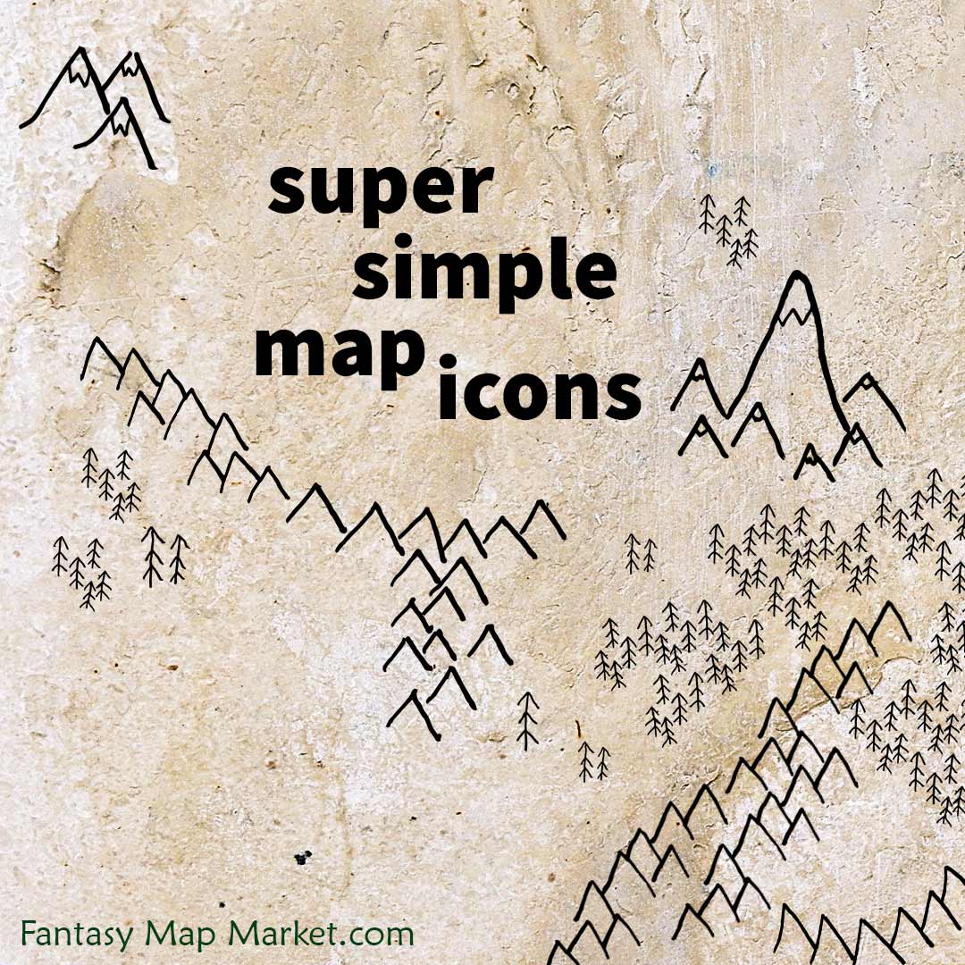 22 Great Map Resources and Tutorials - icons, brushes and more